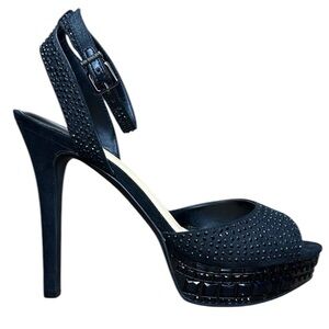 Gianni Bini Embellished Strappy Platform Sandals Womens Size 9 1/2